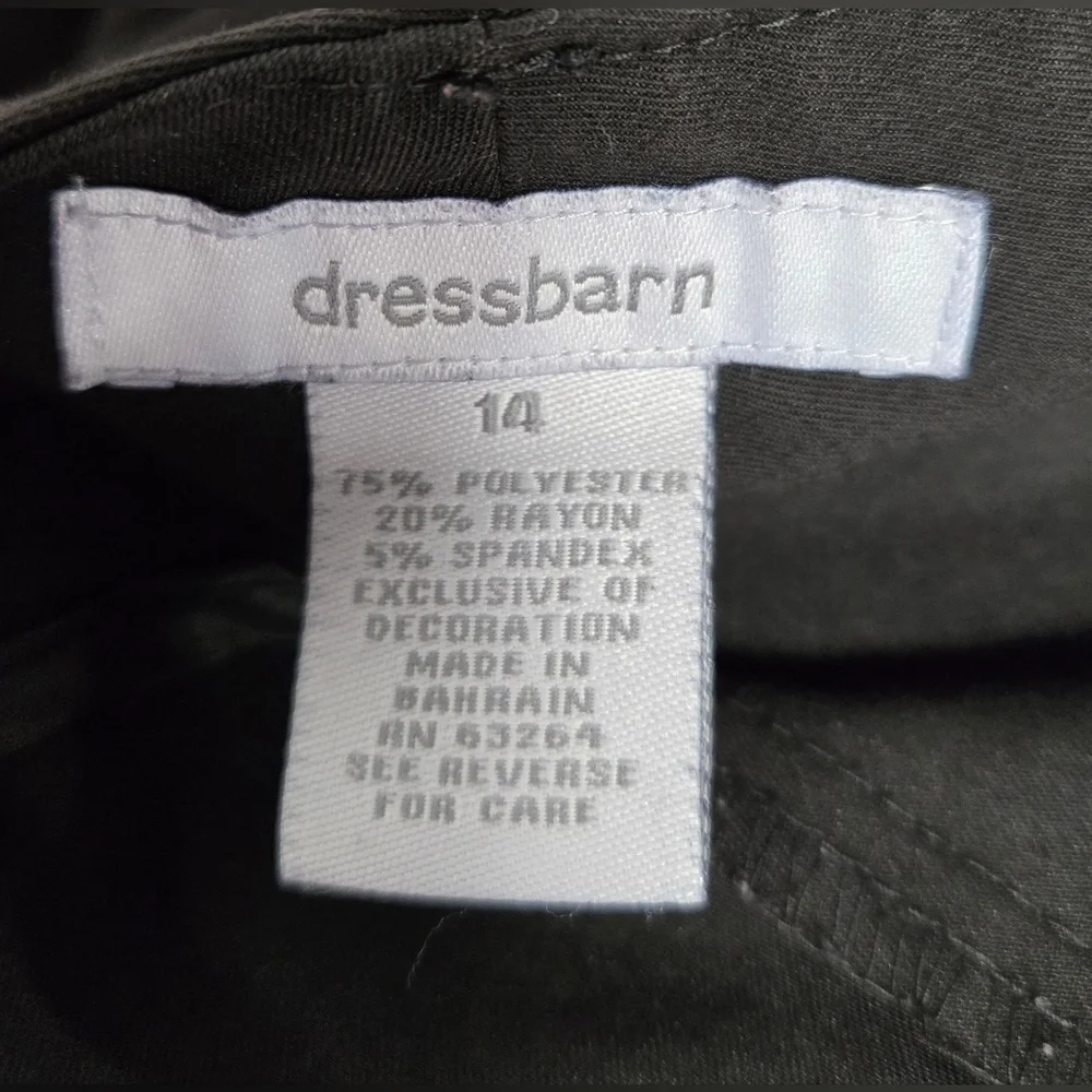 Dress Barn Black Bermuda Shorts